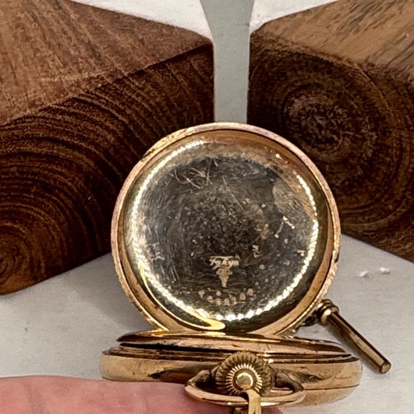 Antique 1800s Fahys Gold Filled Pocket Watch Art Nouveau UNTESTED - Picture 6 of 10